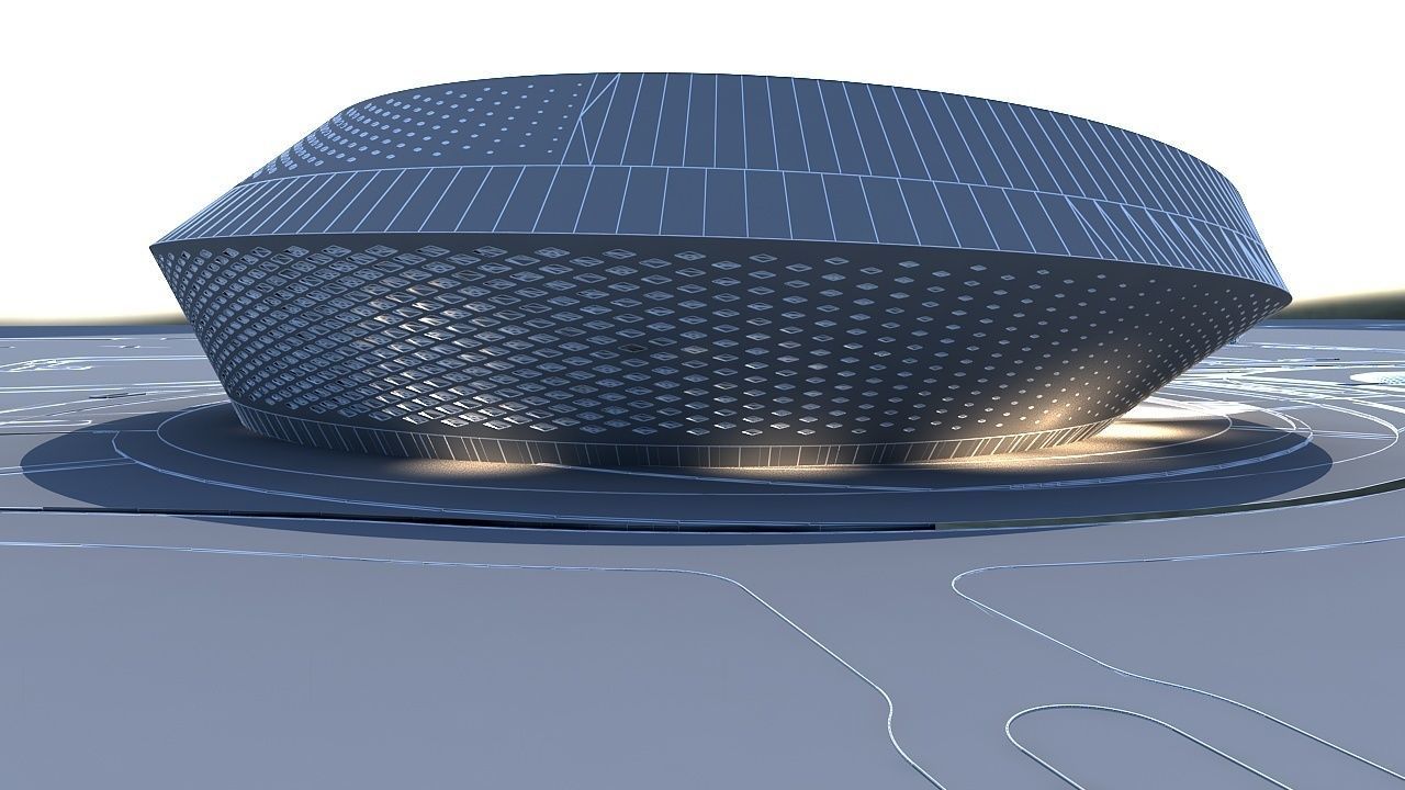 Exhibition Hall 3D model_14