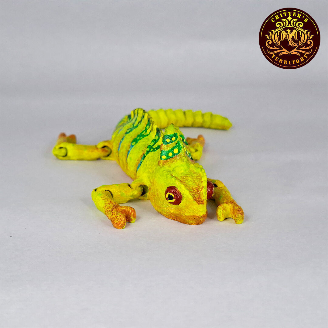 FLEXI CHAMELEON PRINT IN PLACE NO SUPPORT 3D print model_14