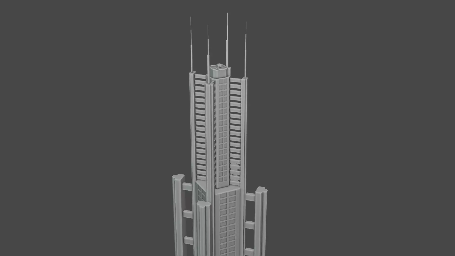 International Skyscraper 3D model_0