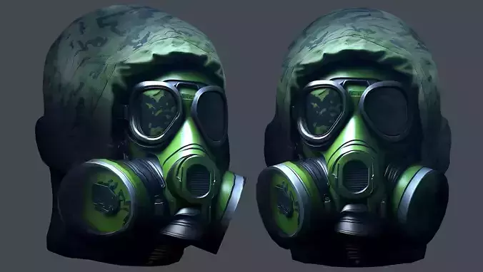 Helmet 3d model military combat Military Low-poly