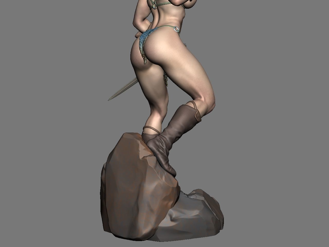 Red Sonja NSFW 3D print model_42