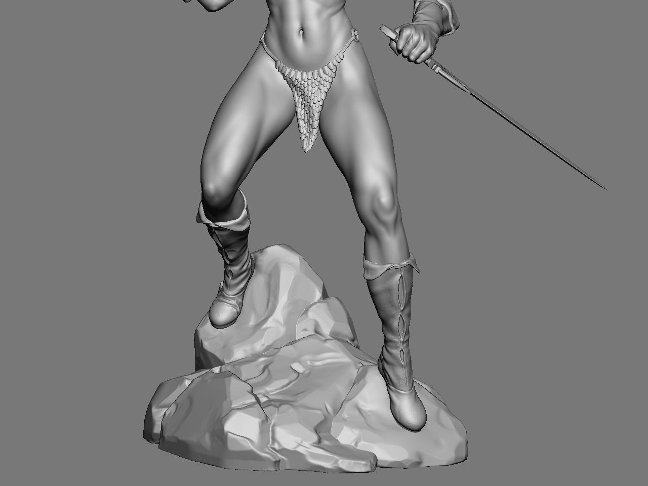 Red Sonja NSFW 3D print model_35