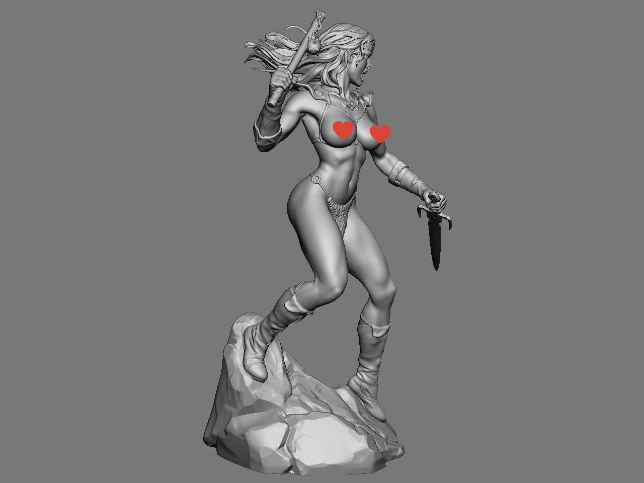 Red Sonja NSFW 3D print model_15