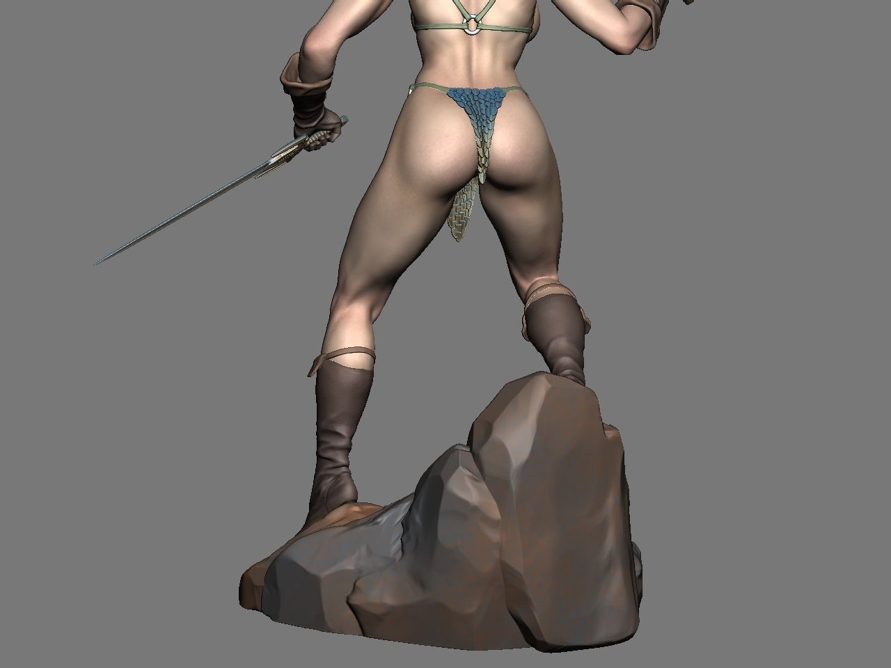Red Sonja NSFW 3D print model_40
