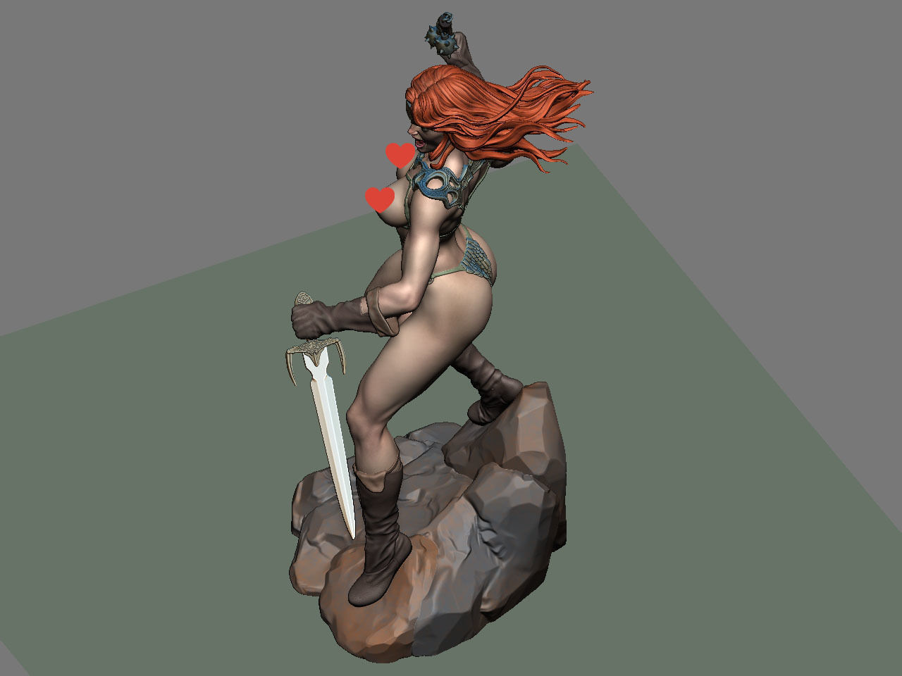 Red Sonja NSFW 3D print model_55