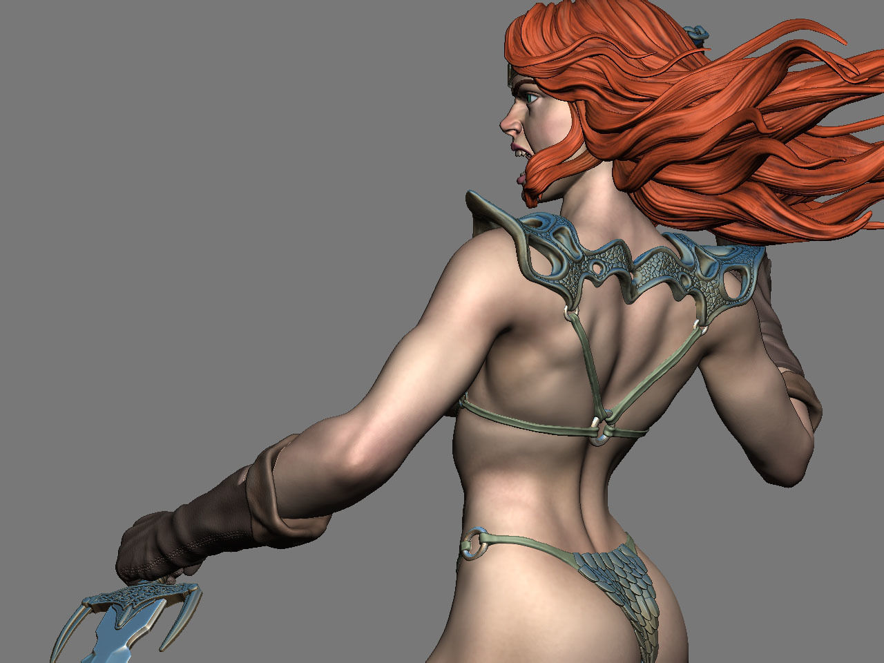 Red Sonja NSFW 3D print model_24
