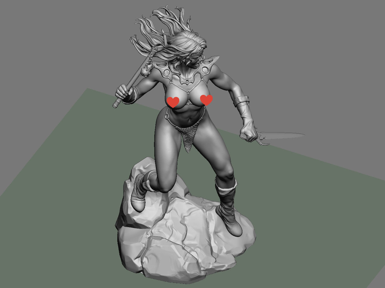 Red Sonja NSFW 3D print model_49