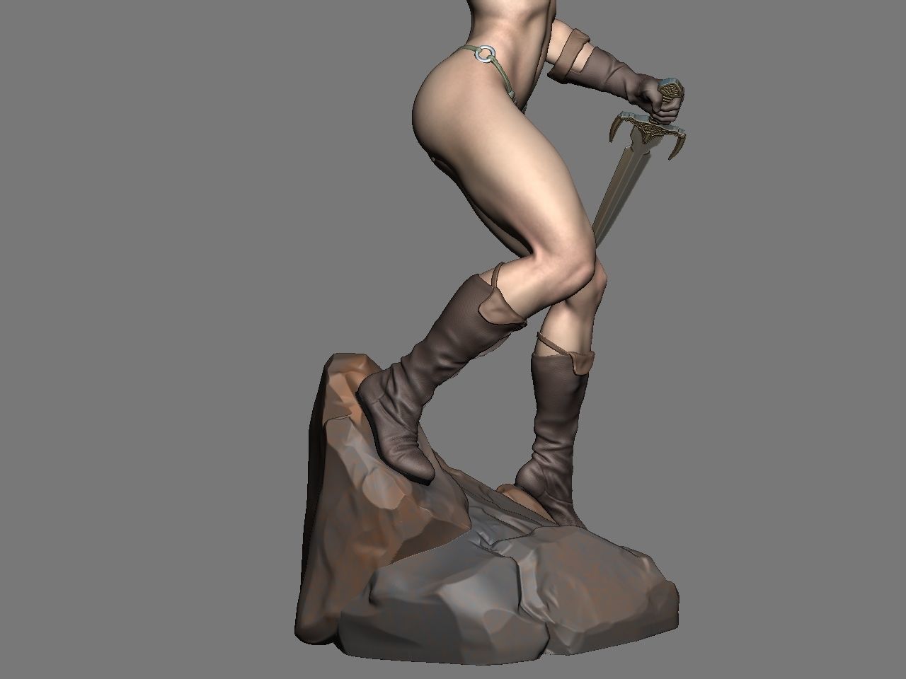 Red Sonja NSFW 3D print model_44