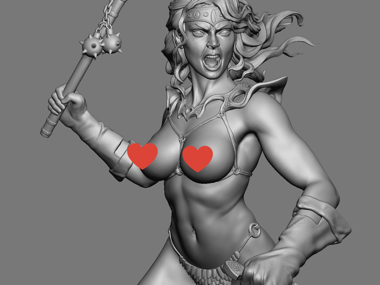 Red Sonja NSFW 3D print model_21