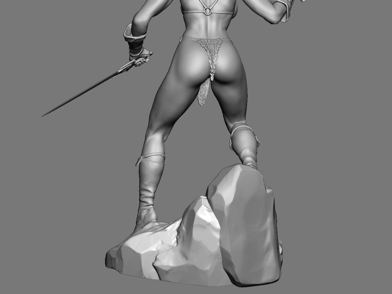 Red Sonja NSFW 3D print model_41