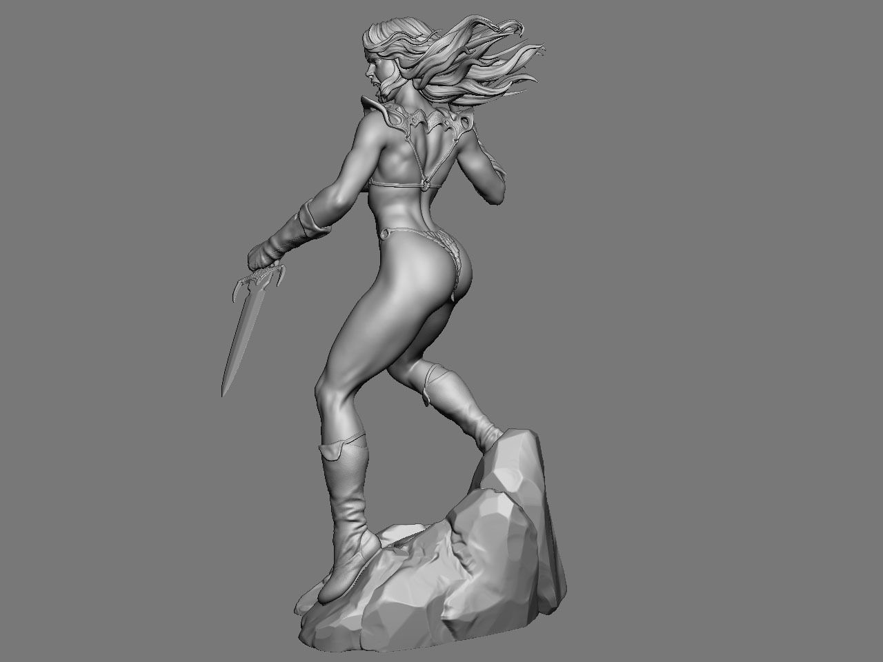 Red Sonja NSFW 3D print model_9