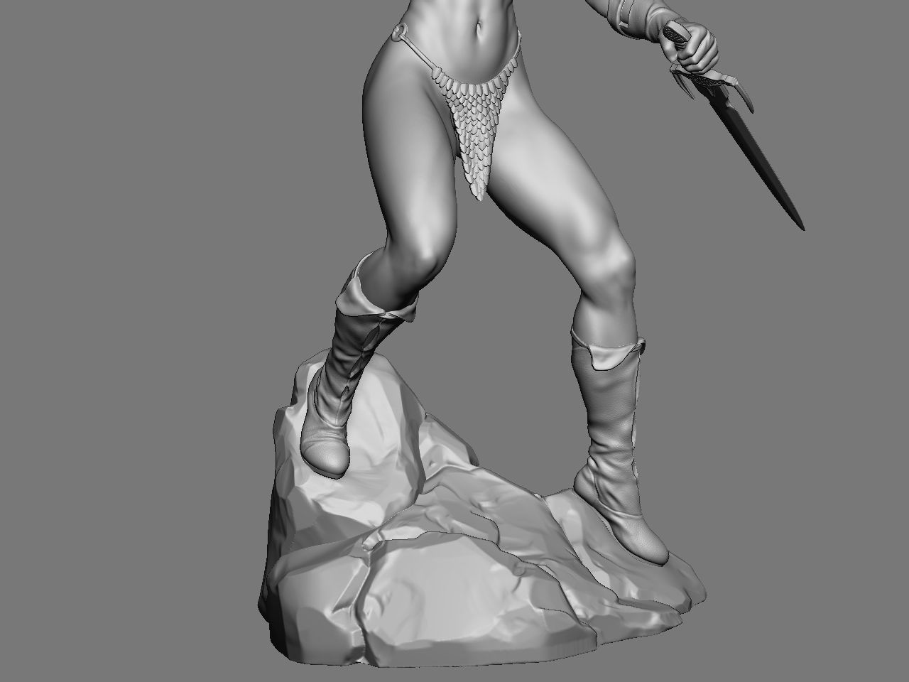 Red Sonja NSFW 3D print model_47