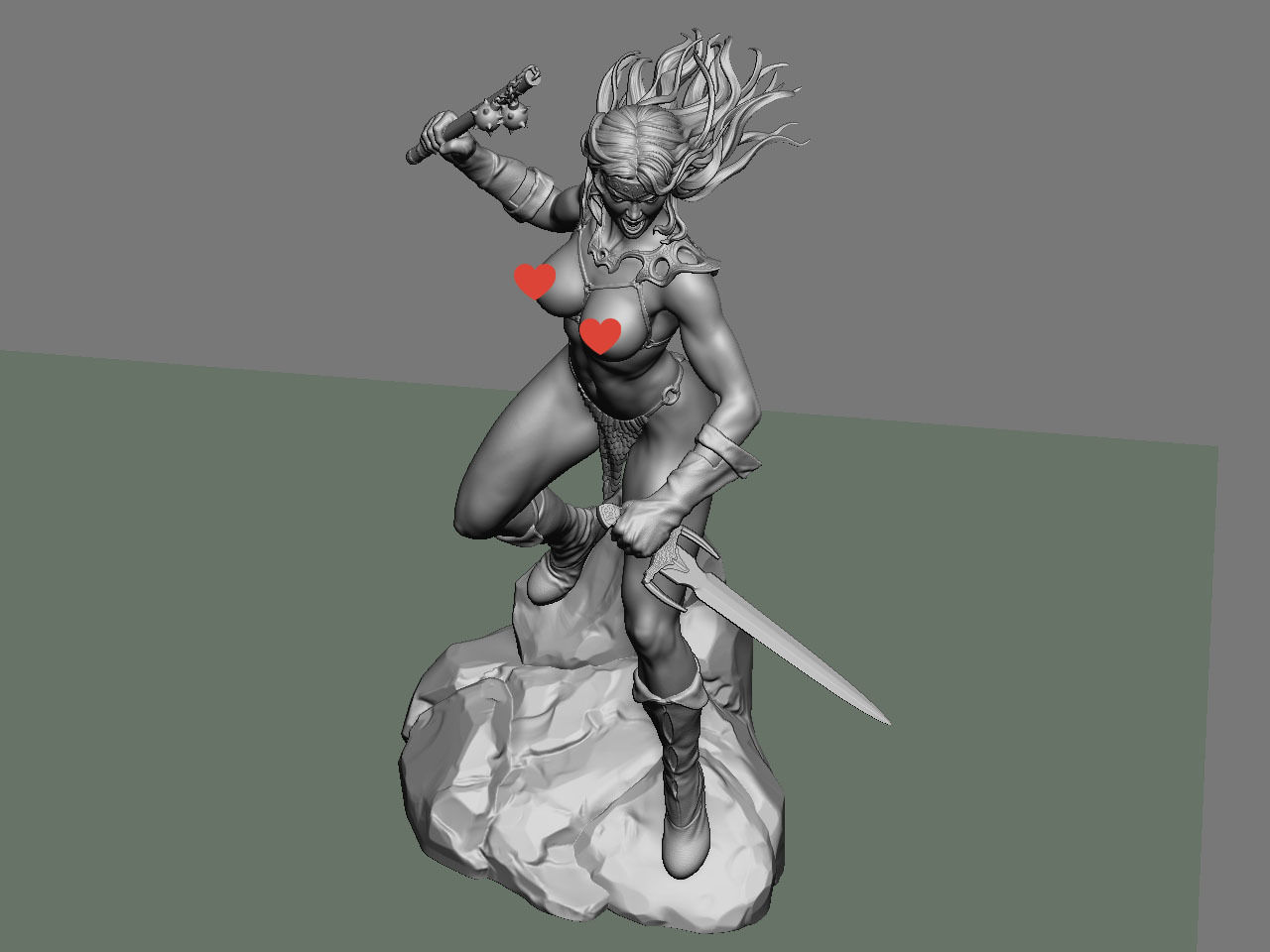 Red Sonja NSFW 3D print model_54