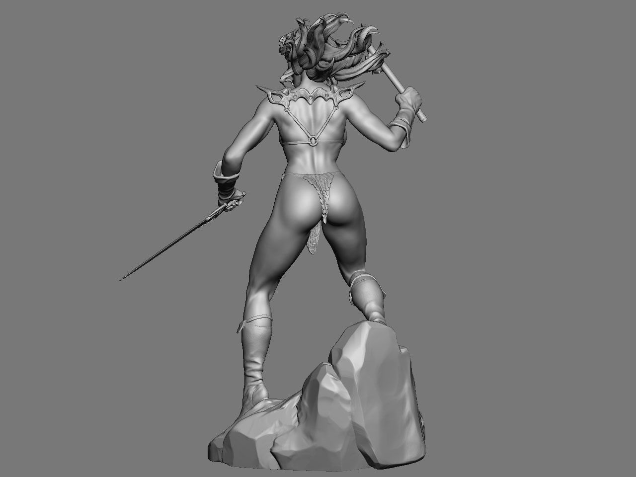 Red Sonja NSFW 3D print model_11