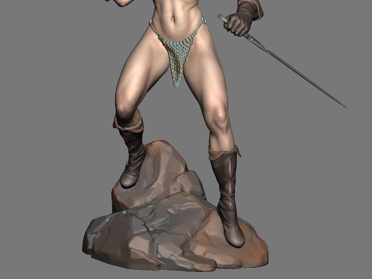 Red Sonja NSFW 3D print model_34