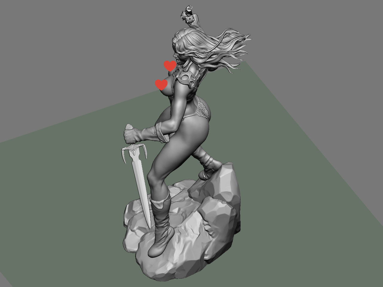 Red Sonja NSFW 3D print model_56