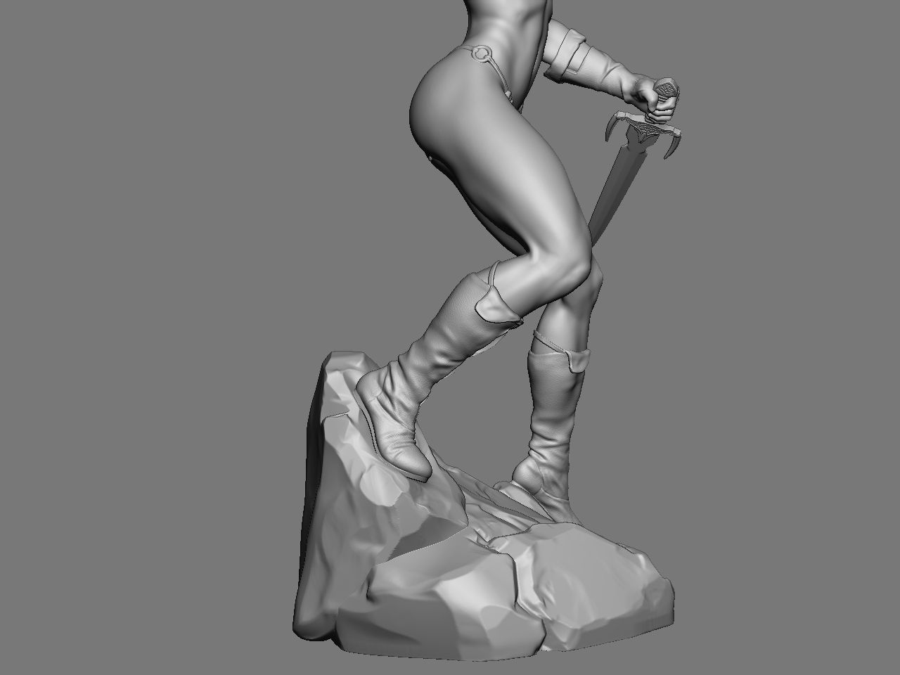 Red Sonja NSFW 3D print model_45