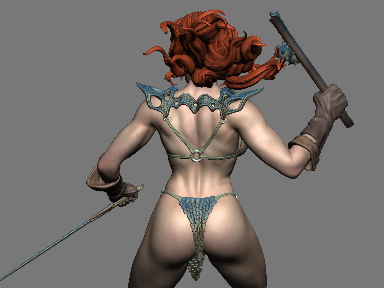 Red Sonja NSFW 3D print model_26