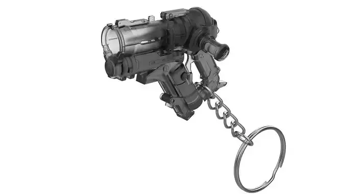 Keychain - Mei Firefighter Blaster - Overwatch - STL  3D print model