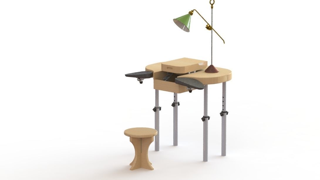 watchmaker workbench 3D model_6