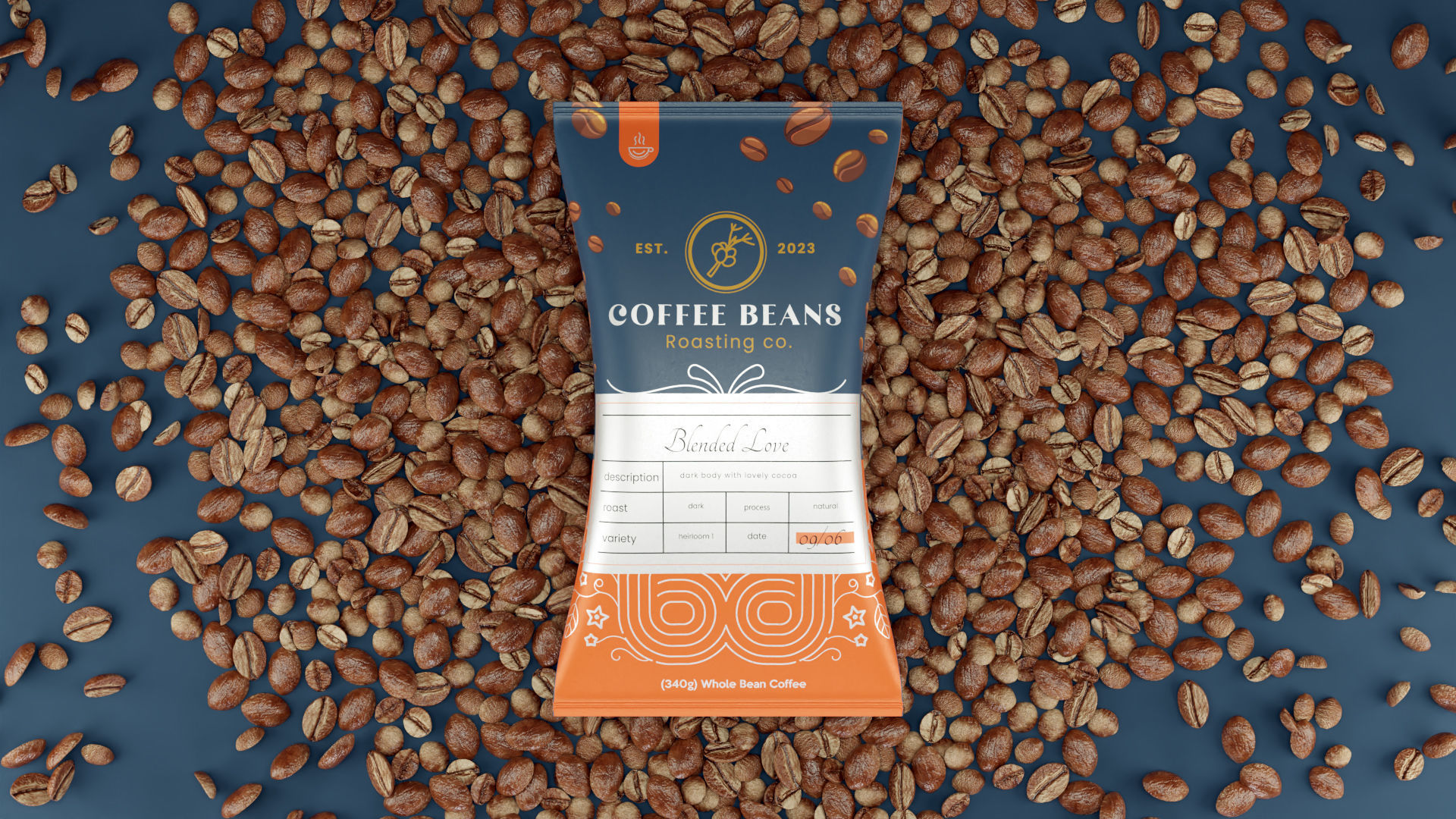 Coffee Pouch Packaging - 3D Model 3D model_12