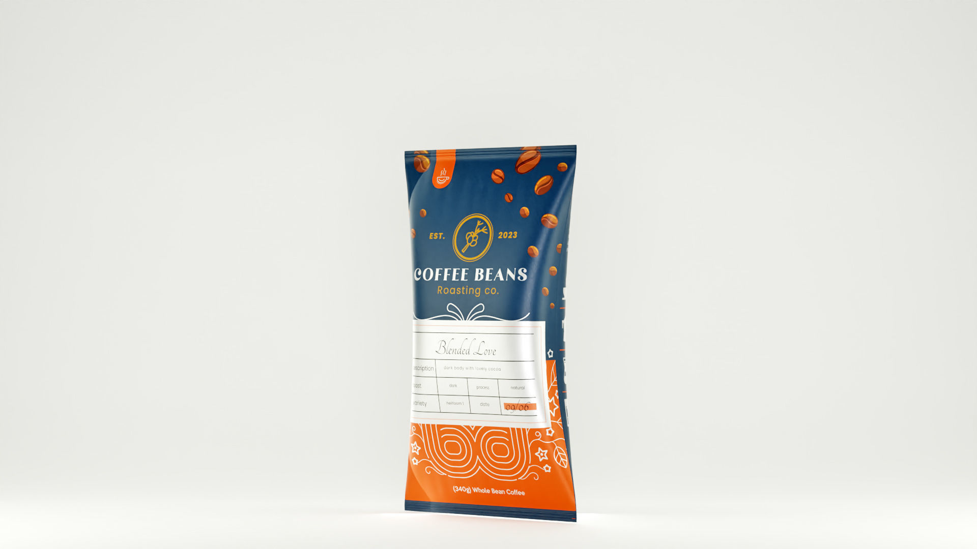 Coffee Pouch Packaging - 3D Model 3D model_13
