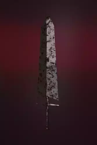 Black Clover - Asta Demon Slayer Sword 3D model