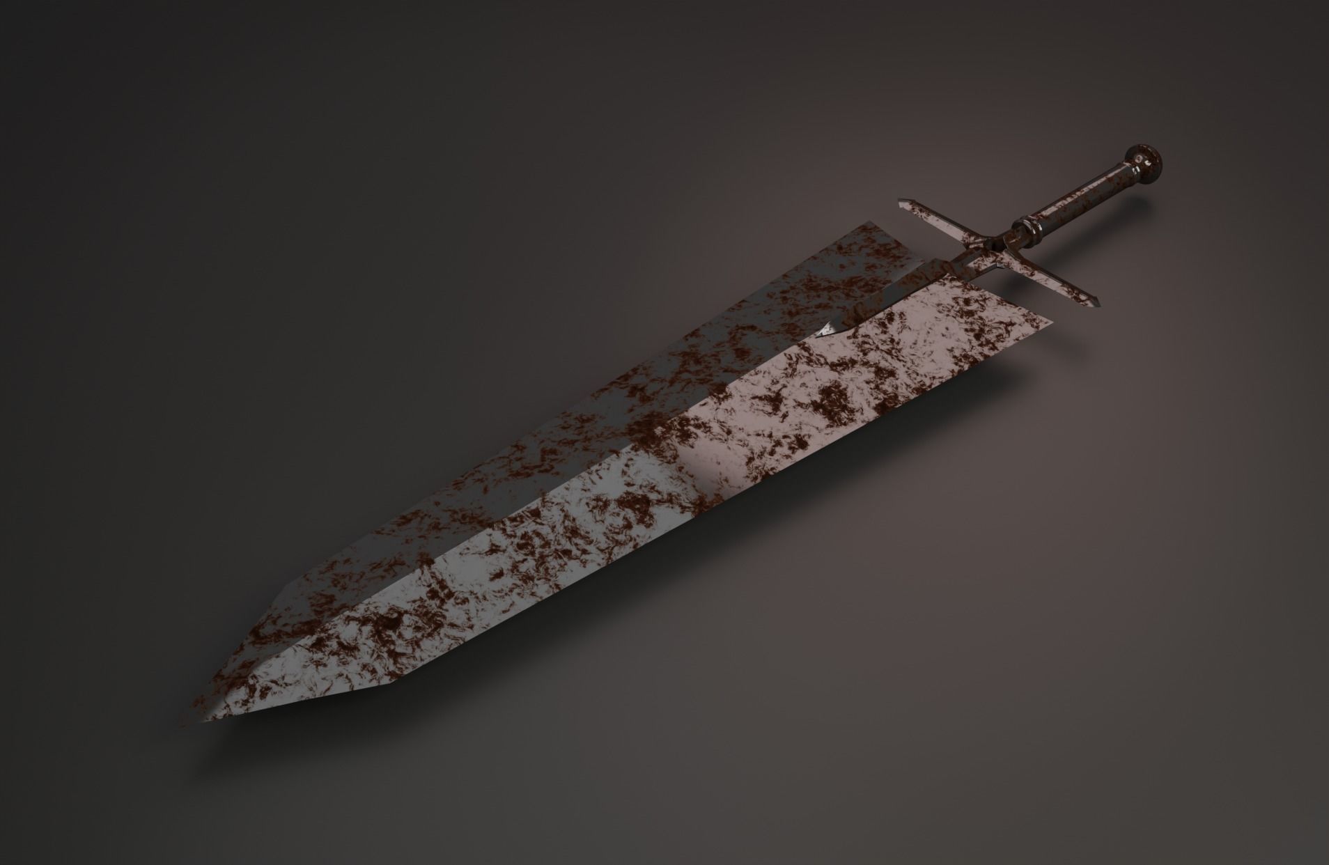 Black Clover - Asta Demon Slayer Sword 3D model_1