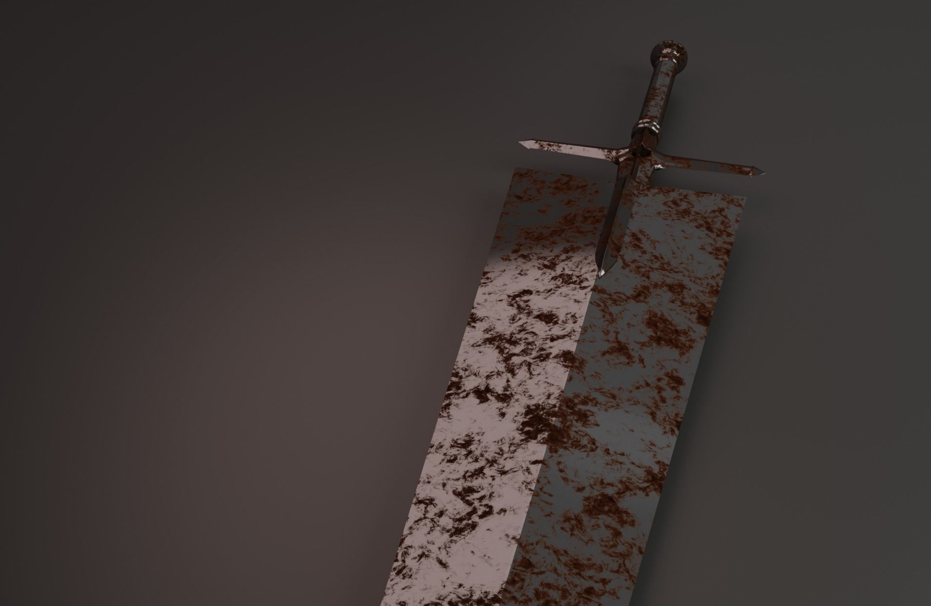 Black Clover - Asta Demon Slayer Sword 3D model_6