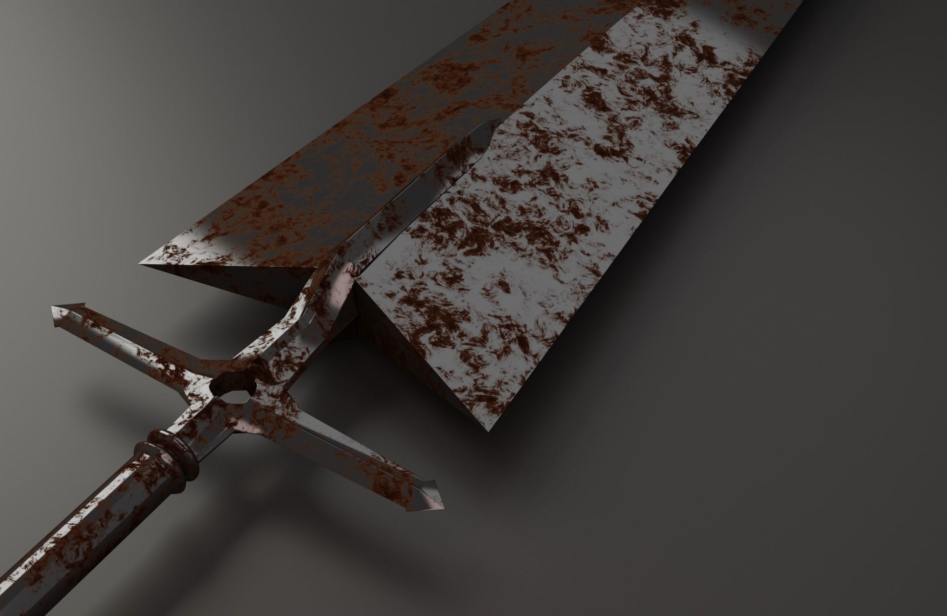 Black Clover - Asta Demon Slayer Sword 3D model_4