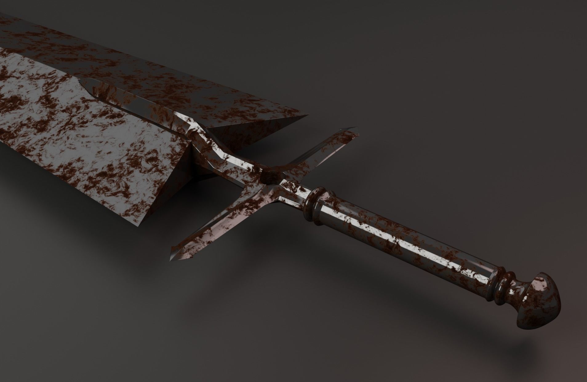 Black Clover - Asta Demon Slayer Sword 3D model_3