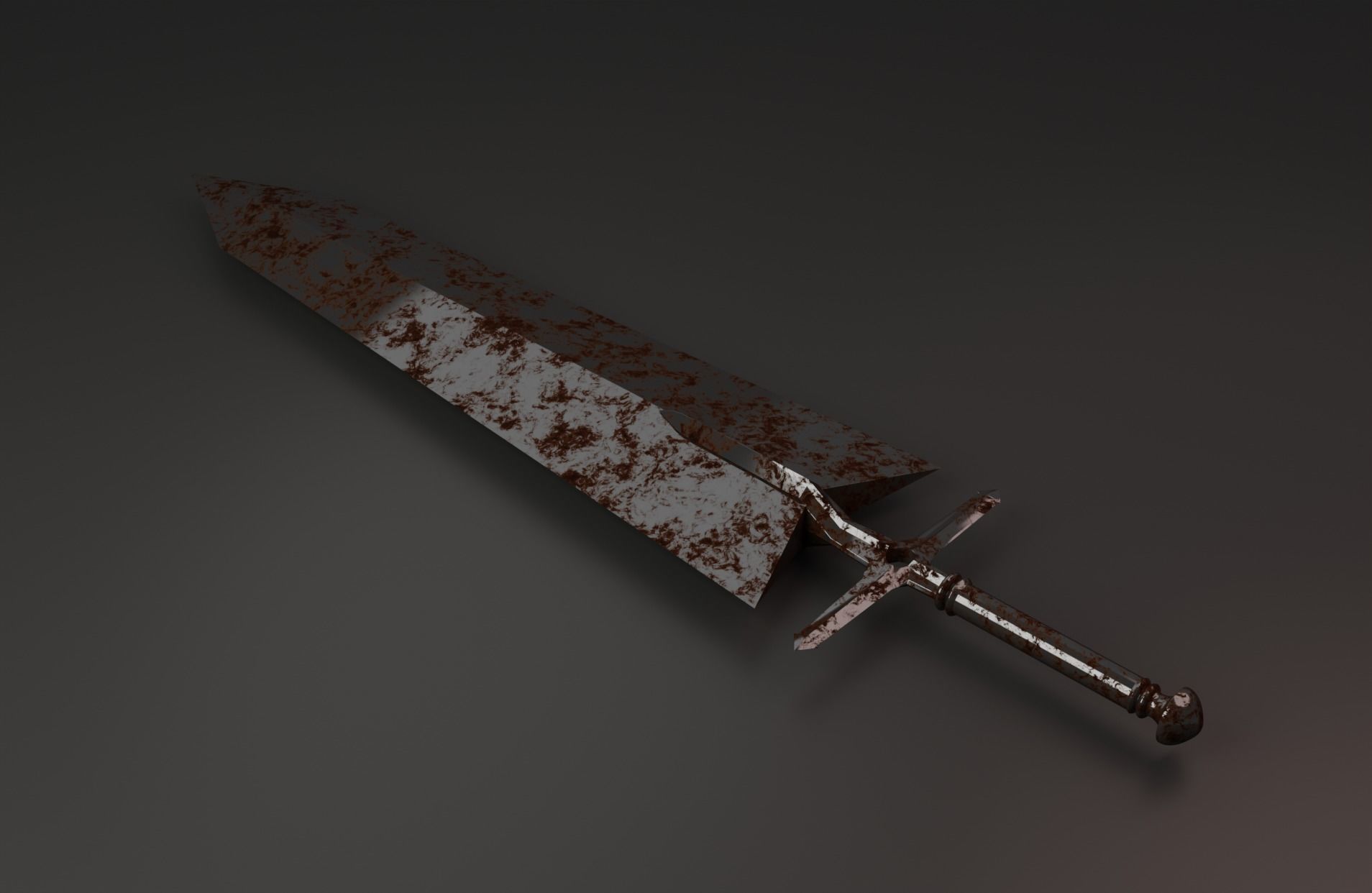 Black Clover - Asta Demon Slayer Sword 3D model_2