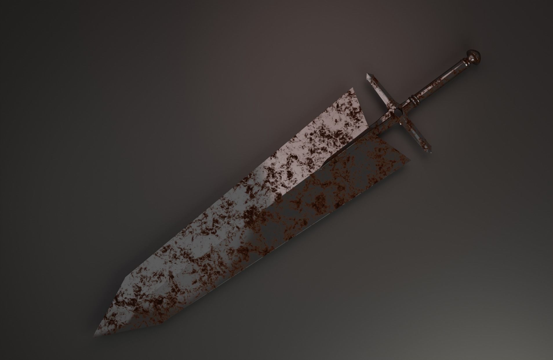 Black Clover - Asta Demon Slayer Sword 3D model_5