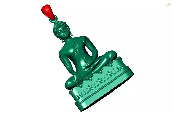 buddha pendant  3D print model
