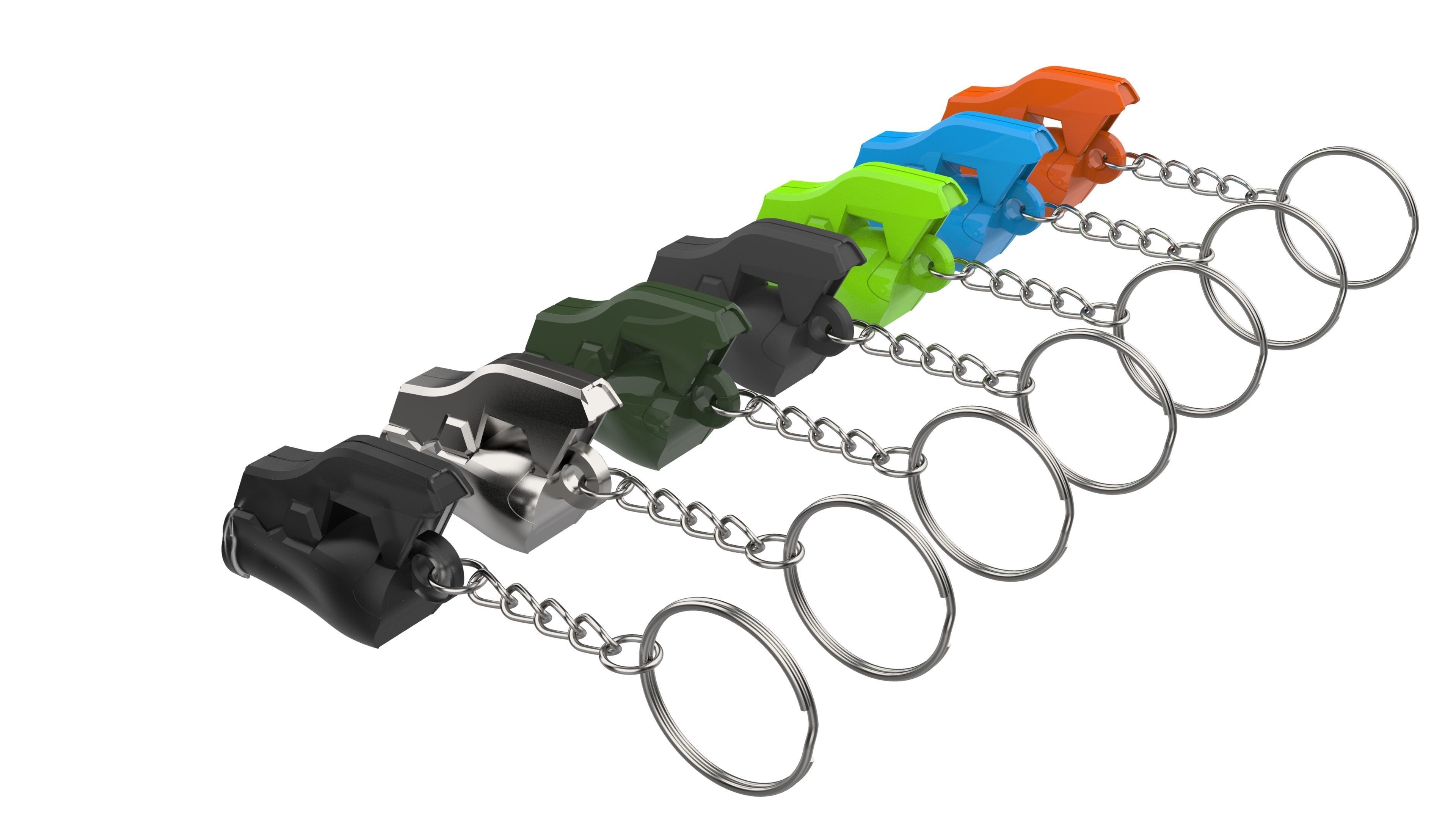 Keychain - Tracer Armor Bracelet - Overwatch - Printable - STL 3D print model_11