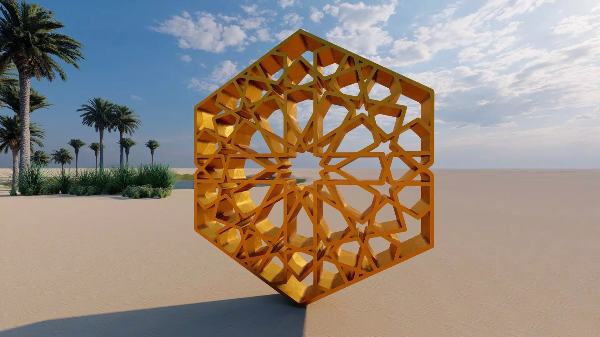 Islamic decorative unit Free 3D model