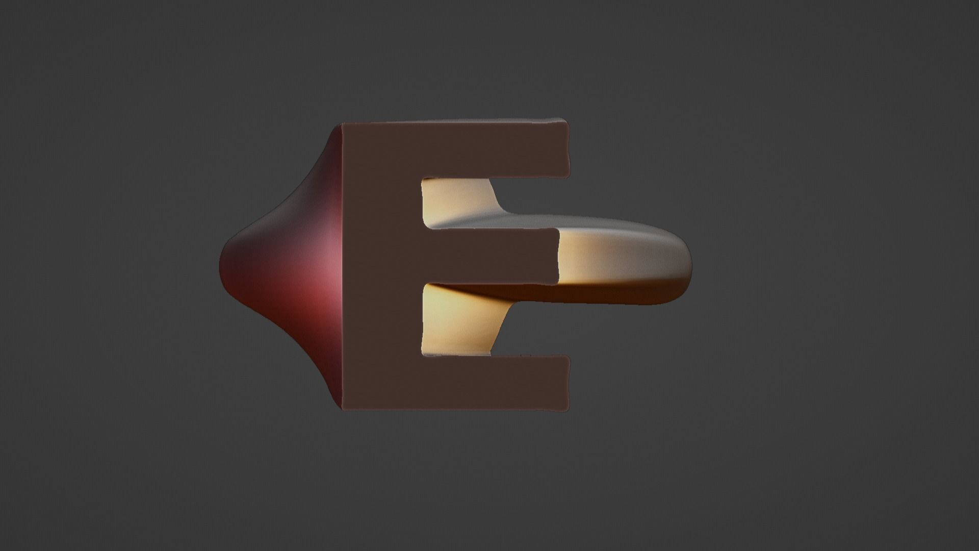 initial e ring 001 us size 9 3D print model_3