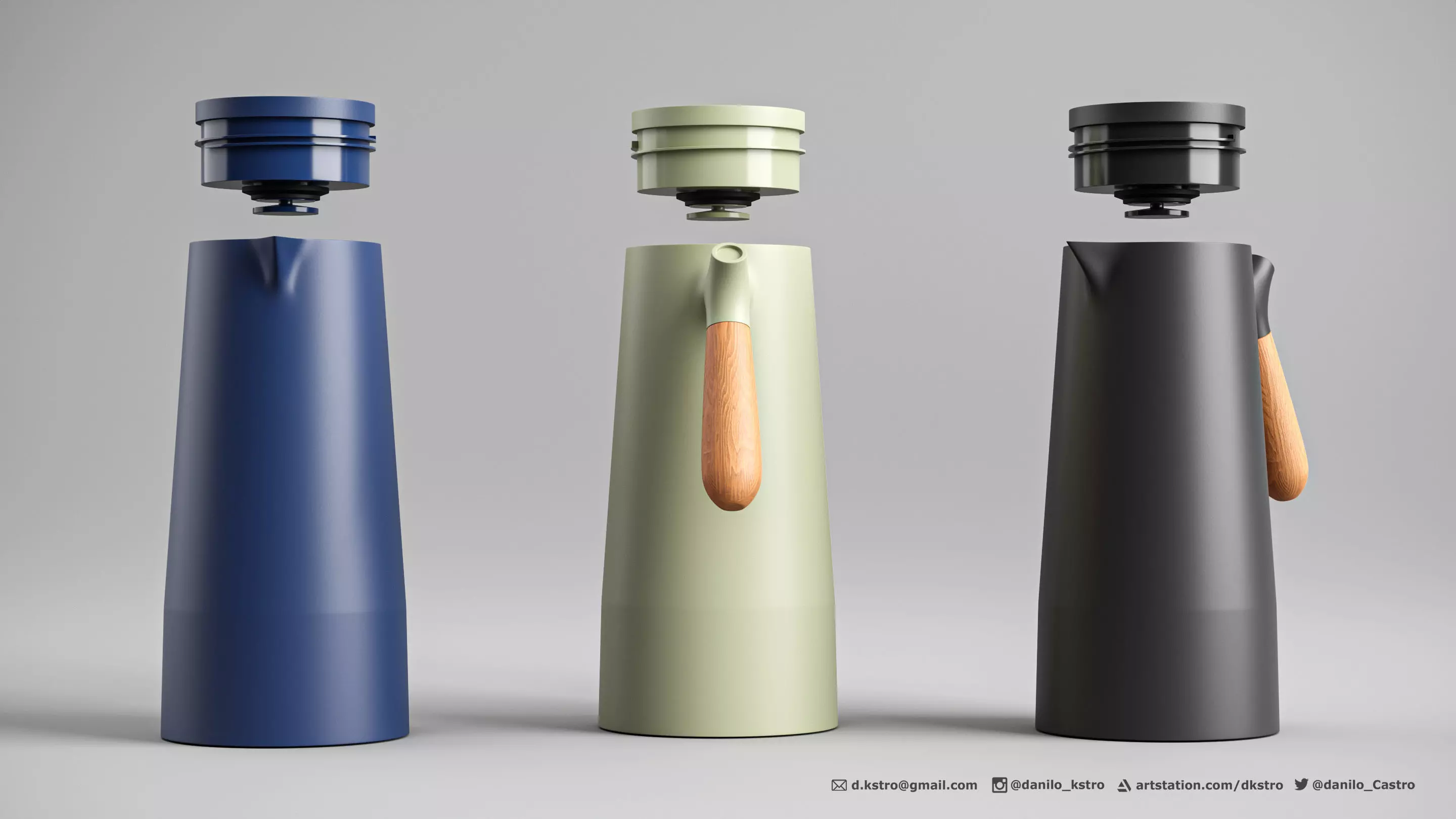 Coffee Bottle - 2k Textures 3D model_0