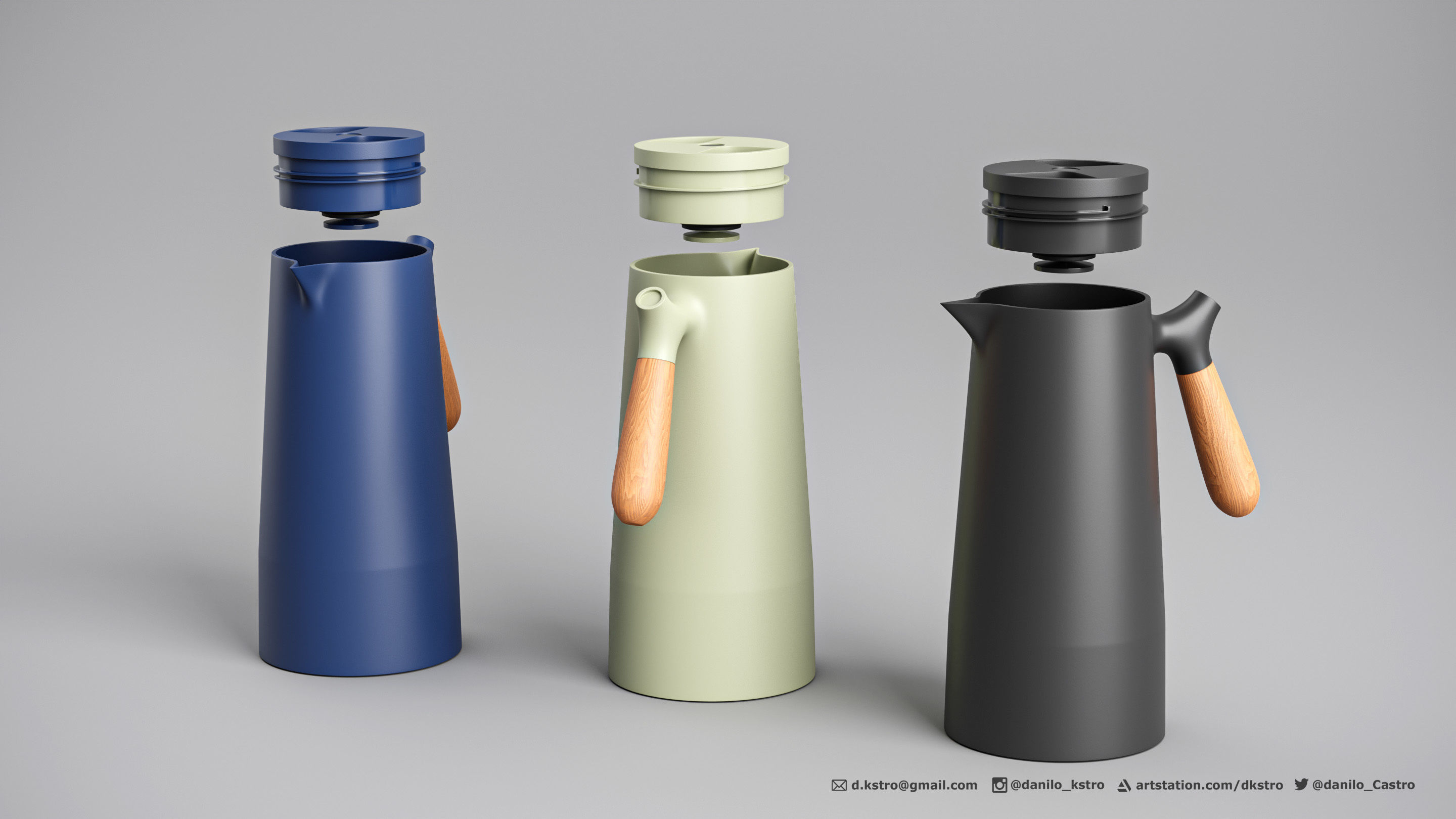 Coffee Bottle - 2k Textures 3D model_4