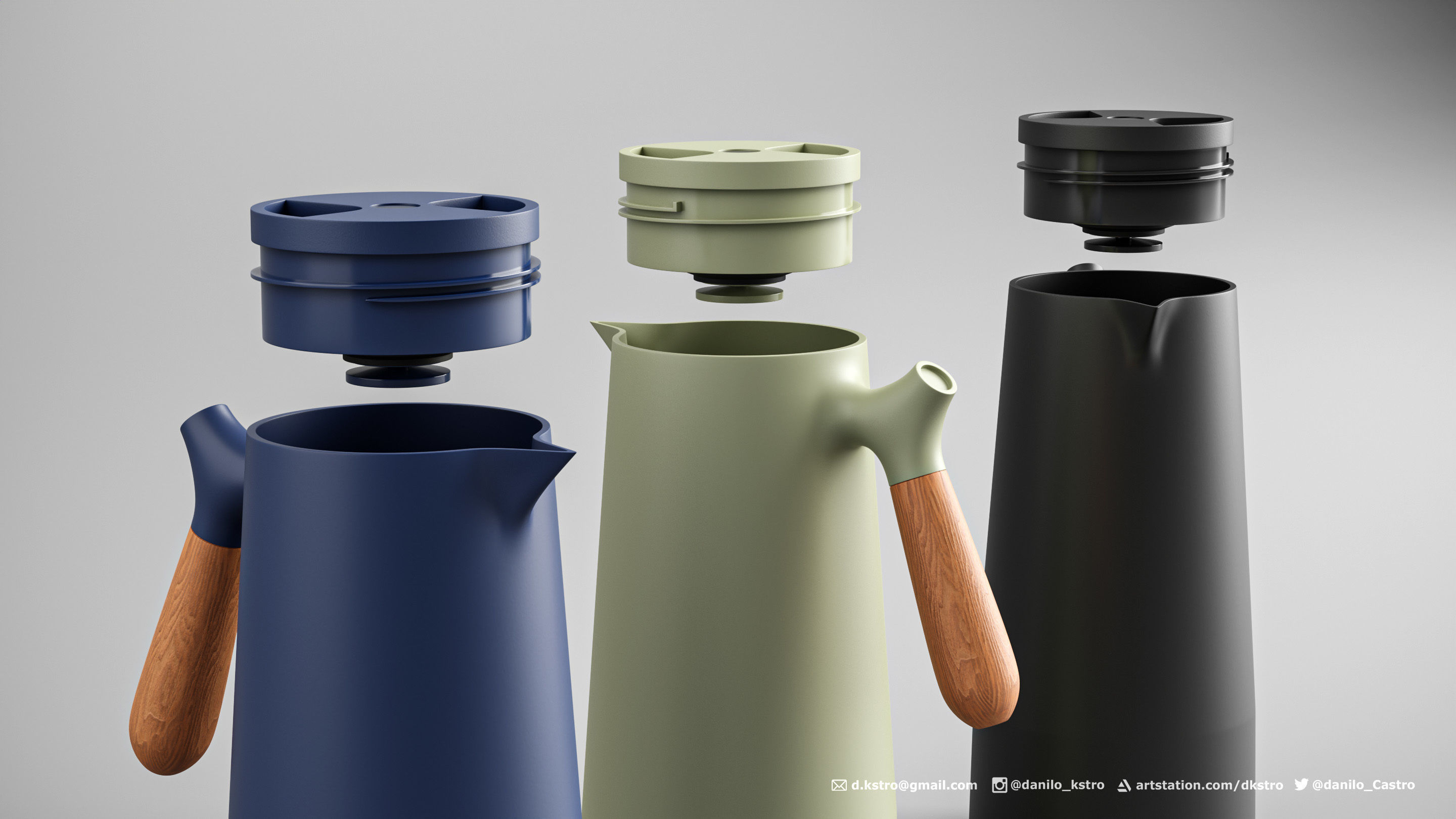 Coffee Bottle - 2k Textures 3D model_3