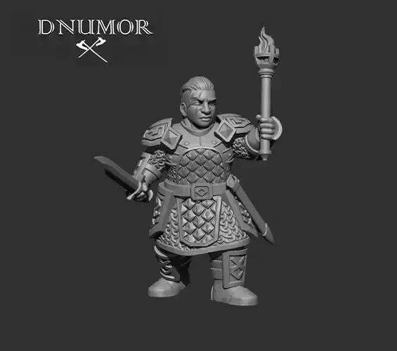  Gaertha The Brave City Guard 3D Print Model