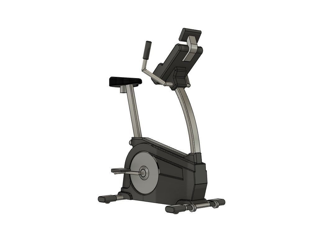 stationary Bike 3d Model 3D model_9
