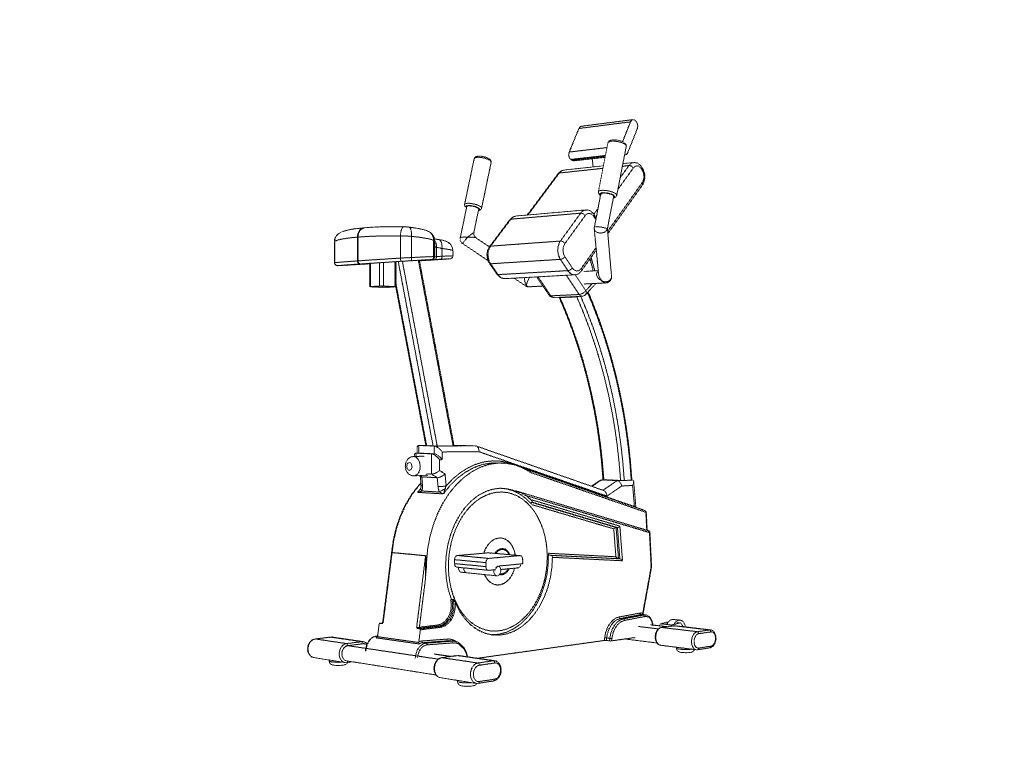 stationary Bike 3d Model 3D model_11