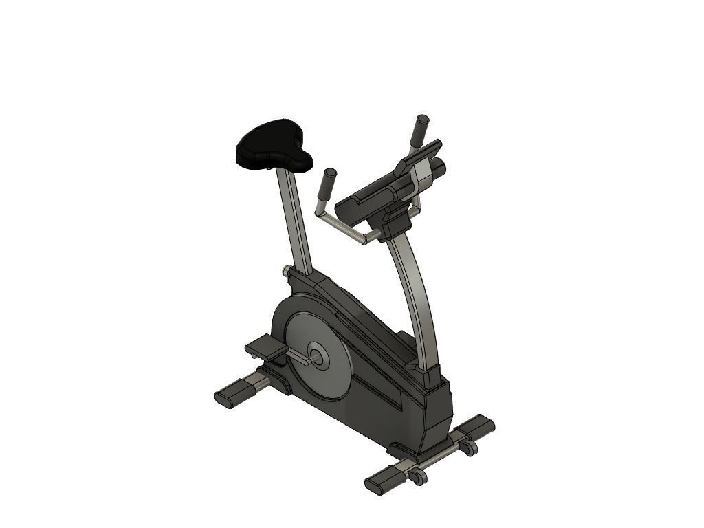 stationary Bike 3d Model 3D model_7