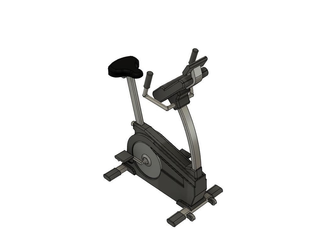 stationary Bike 3d Model 3D model_8