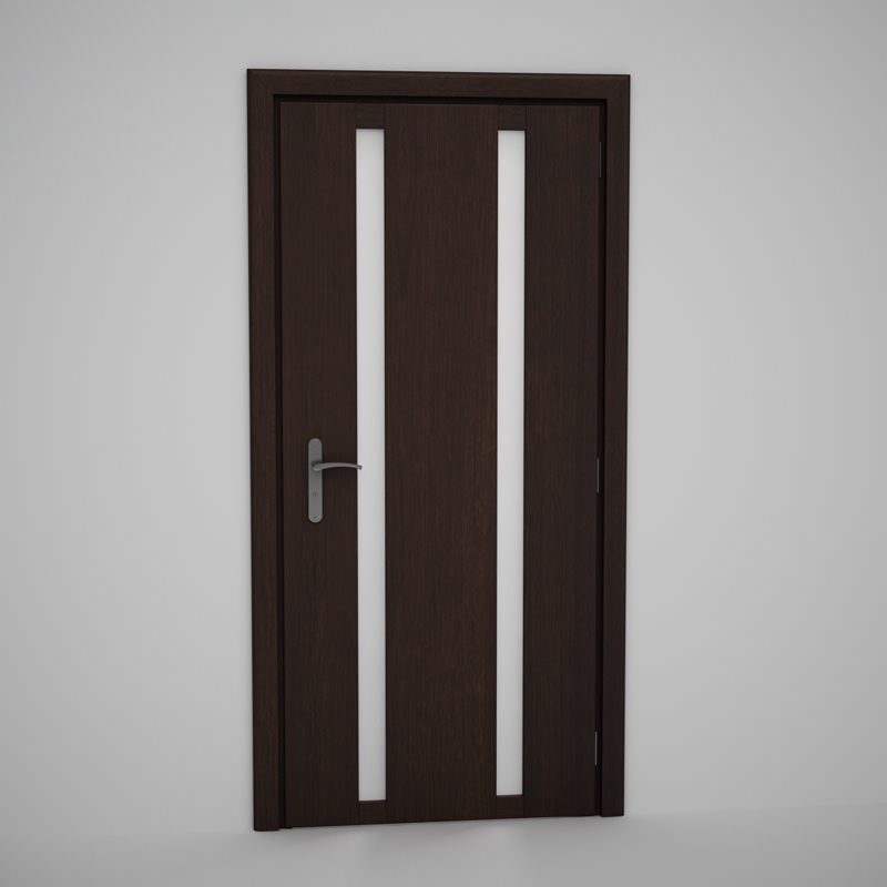 CGAxis Door 3D model_1