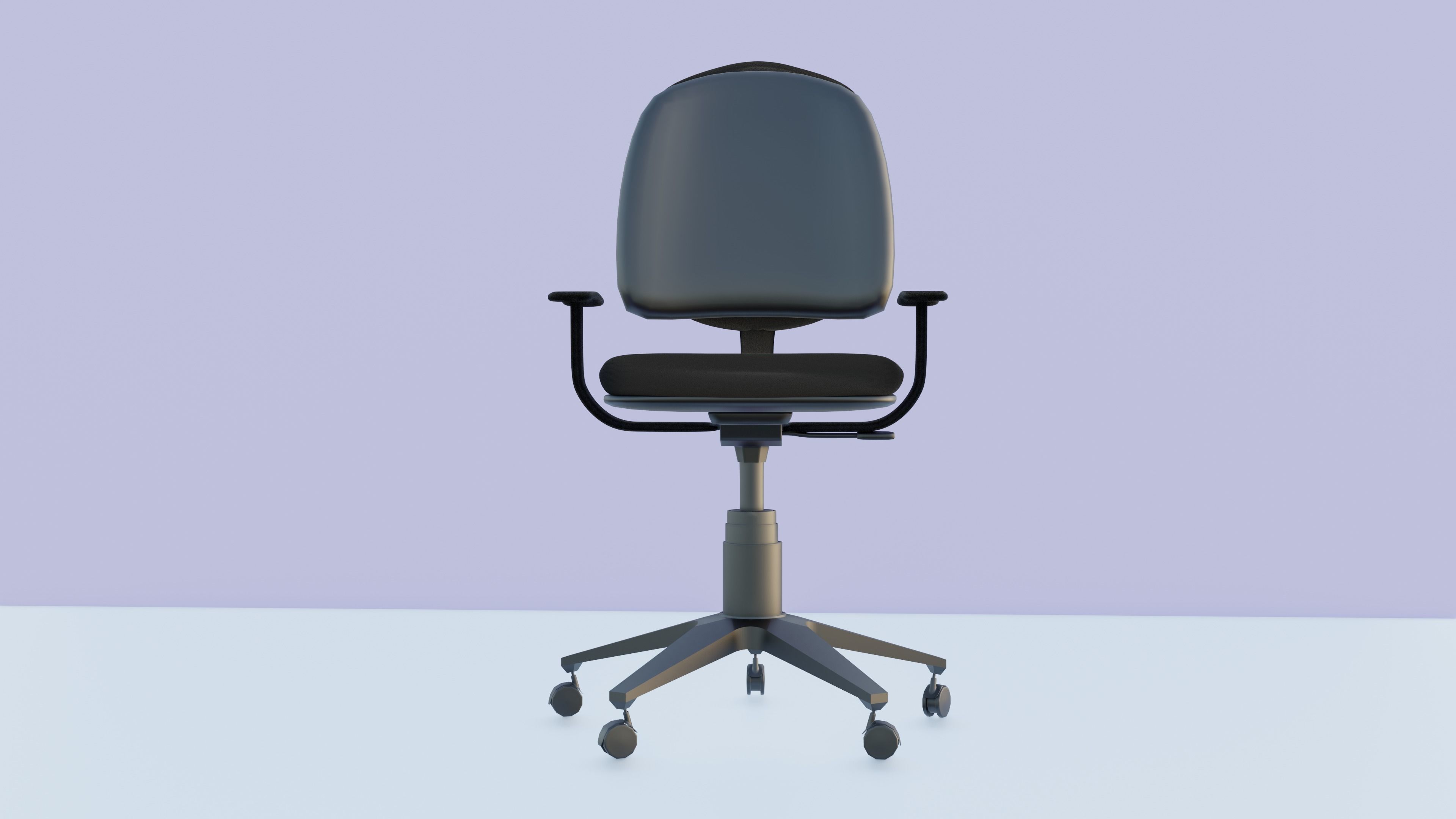 Office Chair 3D Model 3D model_3