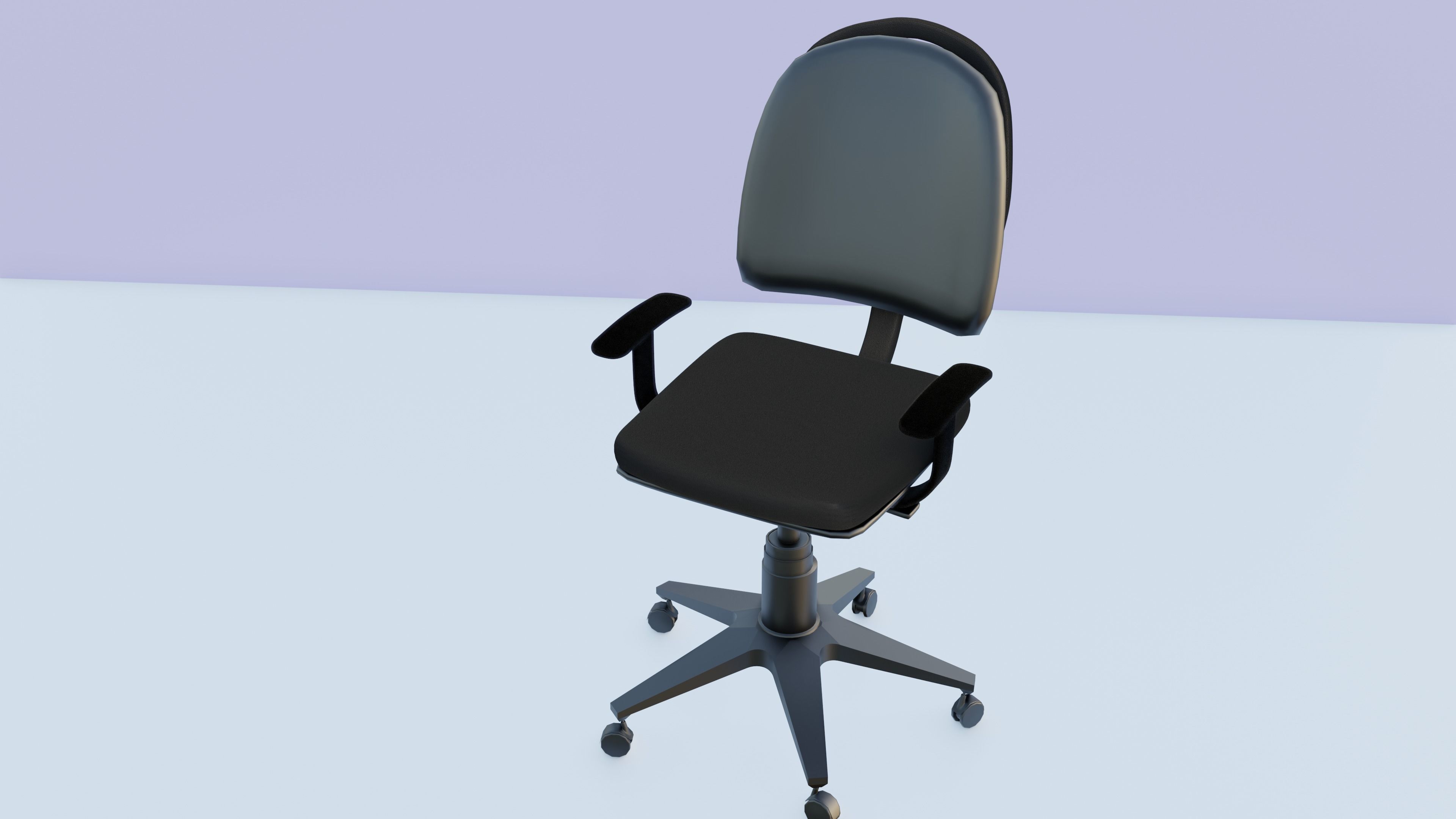 Office Chair 3D Model 3D model_4