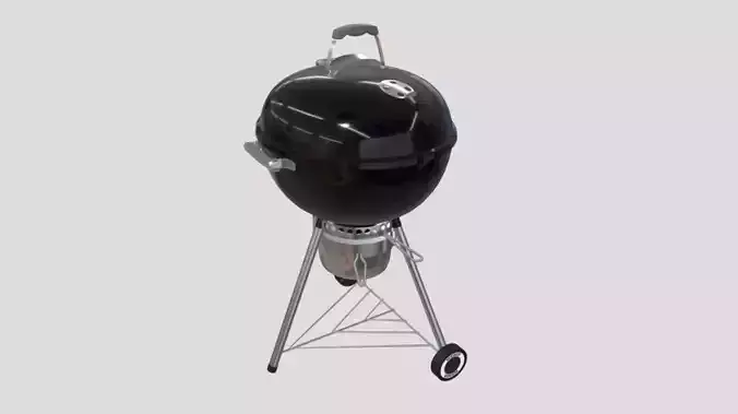 Charcoal Grill Barbecue 3D model