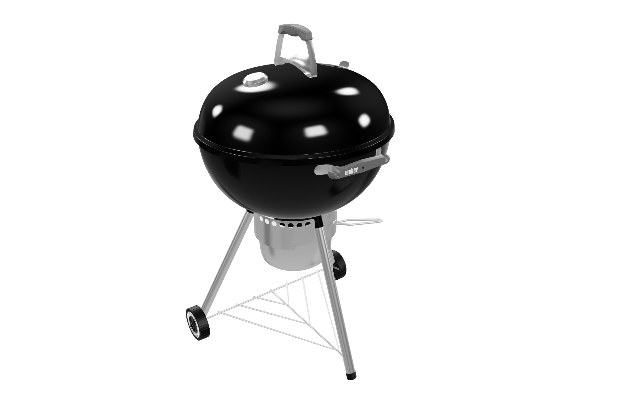 Charcoal Grill Barbecue 3D model_8
